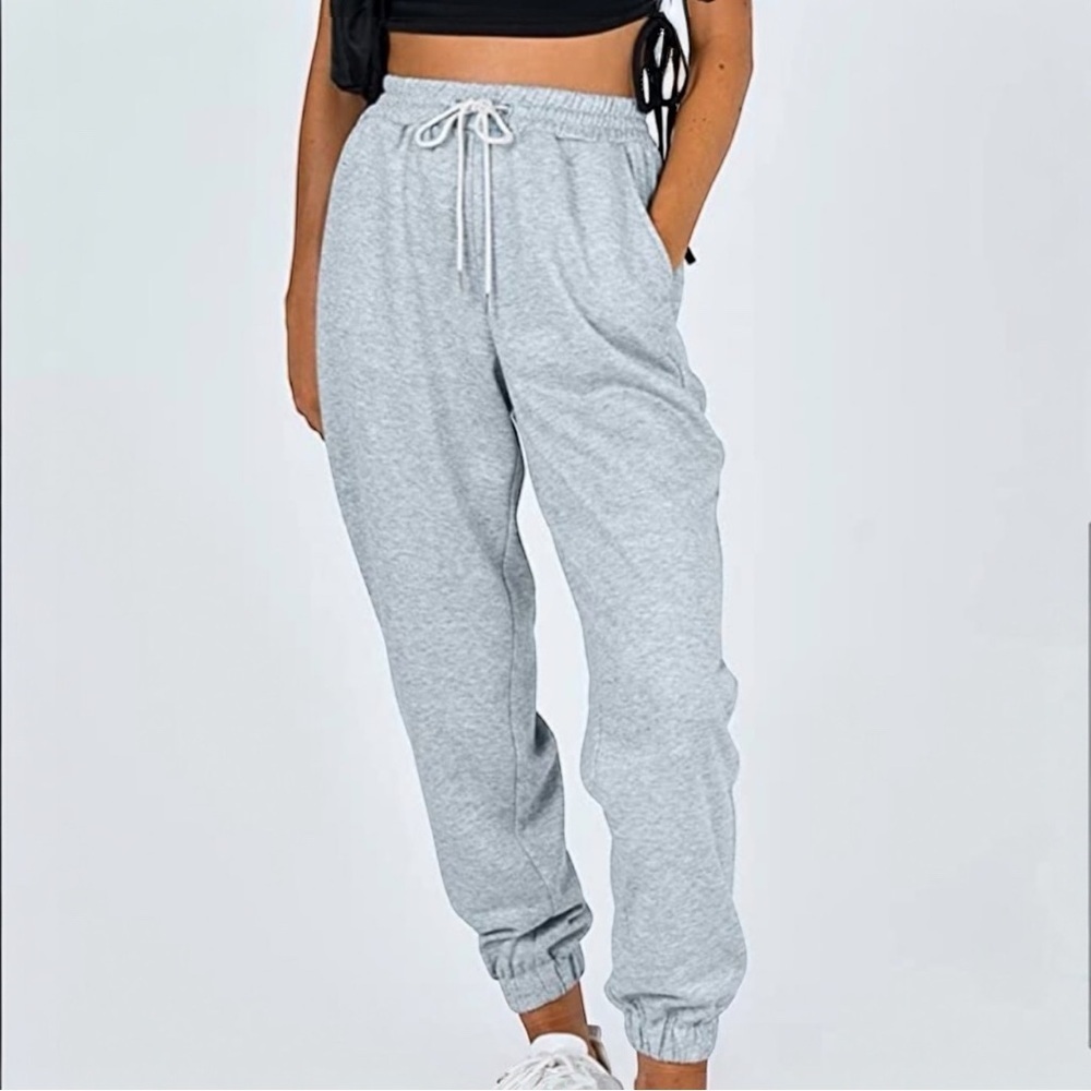 Automet Grey High-Rise Jogger Sweatpants NWT Women’s Sweatpants - Picture 3 of 6